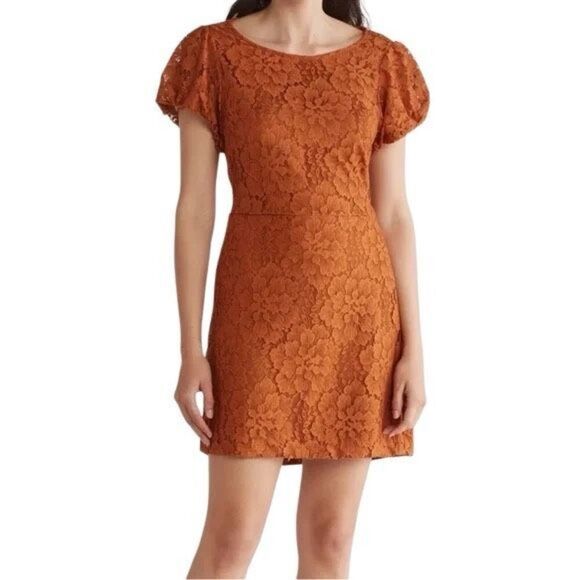NWOT Free People Hailee Lace Mini Dress Size L - Picture 5 of 9